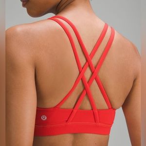 Lululemon Energy Bra “Dark Red” Size10
